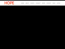 Tablet Screenshot of hopechapel.com.au